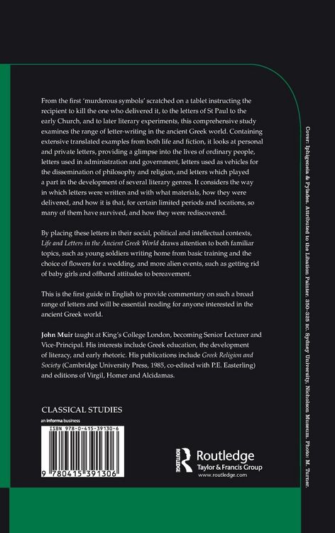Produktbild: Life and Letters in the Ancient Greek World