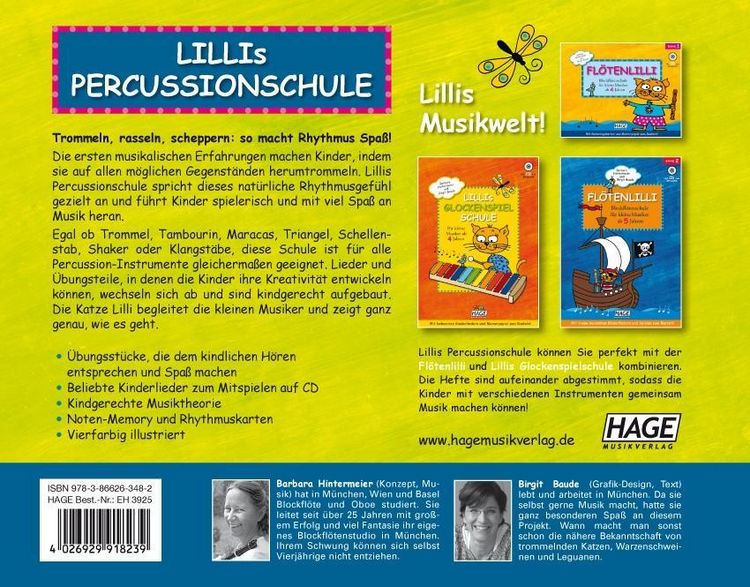 Produktbild: Lillis Percussionschule (mit CD)