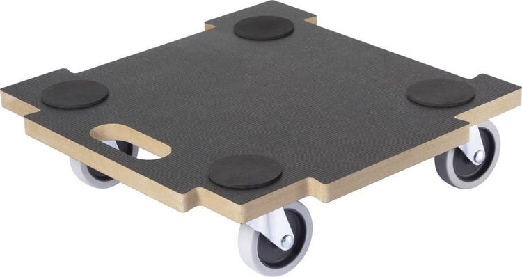 Produktbild: TOOLCRAFT TO-10748217 Erweiterbare Rollplatte MDF Traglast (max.): 200 kg 390 mm x 390 mm x 110 mm