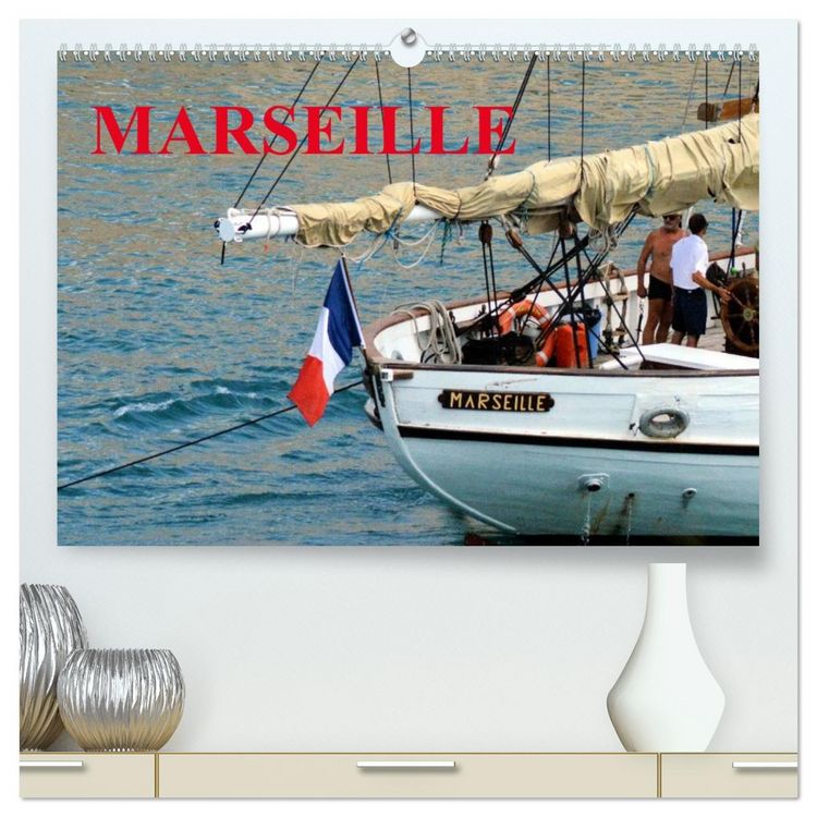 Produktbild: MARSEILLE (Calendrier mural 2026 DIN A2 vertical) calendrier de bureau