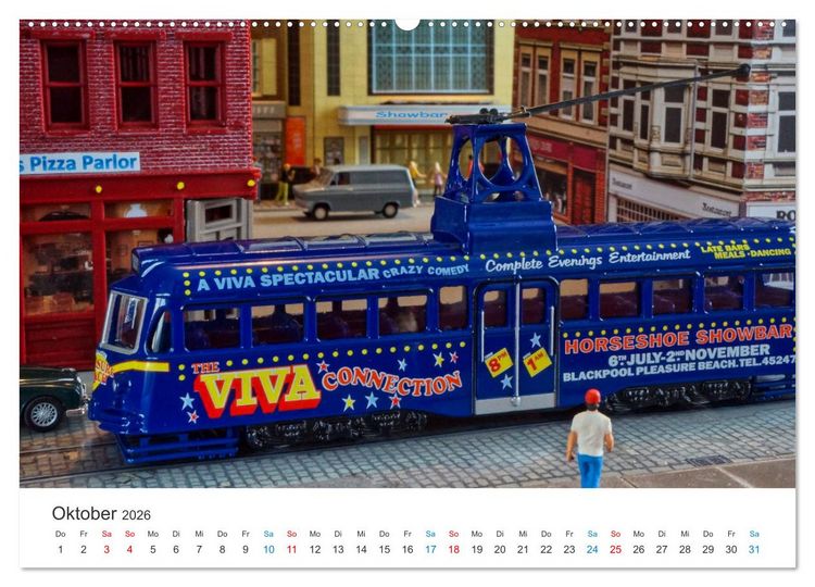 Produktbild: Miniaturbahnen international (hochwertiger Premium Wandkalender 2026 DIN A2 quer), Kunstdruck in Hochglanz