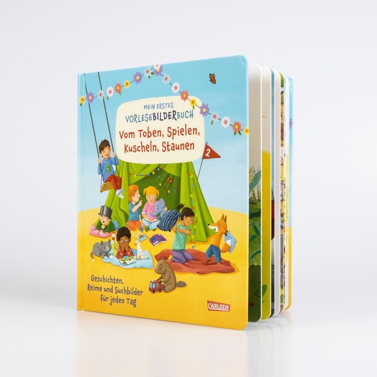 Produktbild: Mein erstes Vorlese-Bilder-Buch: Vom Toben, Spielen, Kuscheln, Staunen