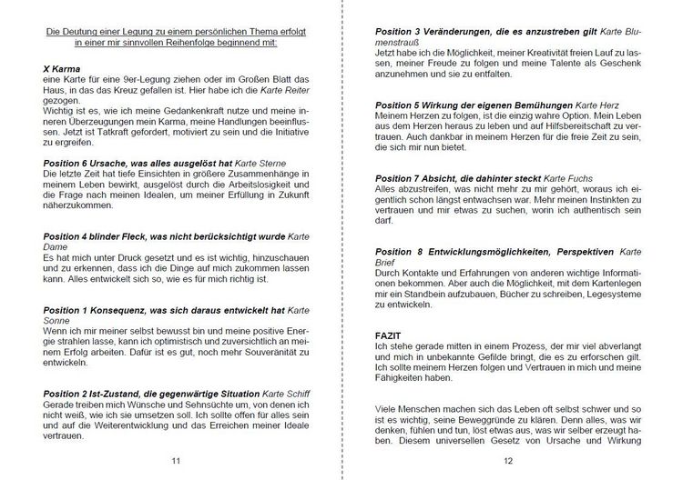 Produktbild: Kartenlegen ausf&uuml;hrlich erkl&auml;rt &ndash; Karma als Legungen mit den Lenormandkarten