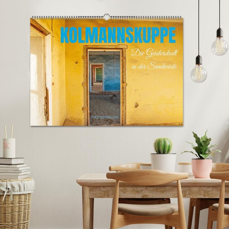 Produktbild: Kolmannskuppe Die Geisterstadt in der Sandw&uuml;ste (Wandkalender 2026 DIN A2 quer), CALVENDO Monatskalender