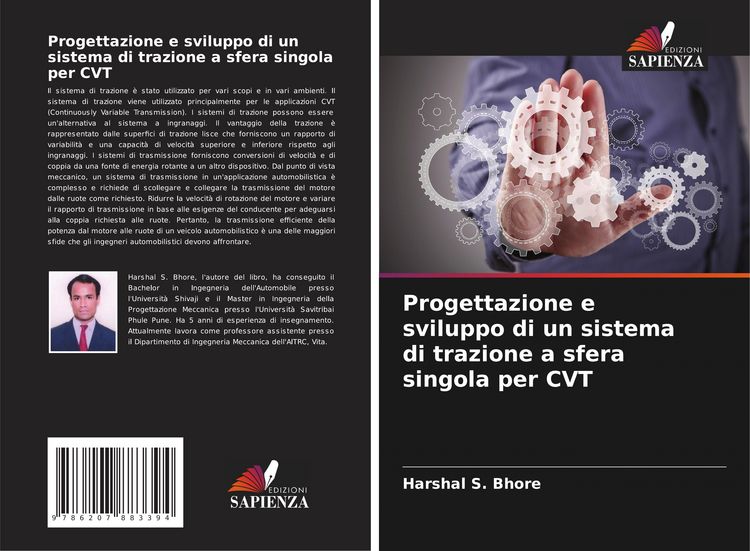 Produktbild: Progettazione e sviluppo di un sistema di trazione a sfera singola per CVT