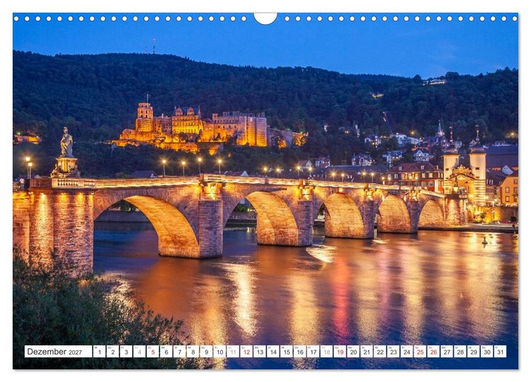 Produktbild: Baden-W&uuml;rttemberg - Heidelberg (Wandkalender 2027 DIN A3 quer), CALVENDO Monatskalender