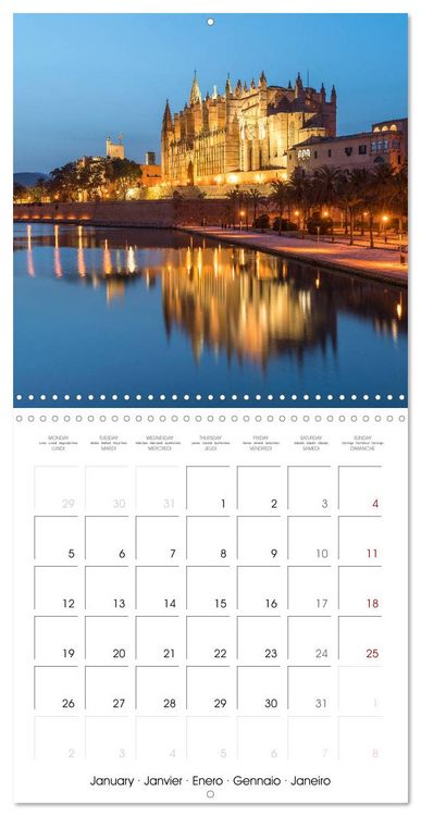Produktbild: Balearic Islands - Mallorca (Wall Calendar 2026 12 &times; 12 Inch) CALVENDO 12 Month Wall Calendar