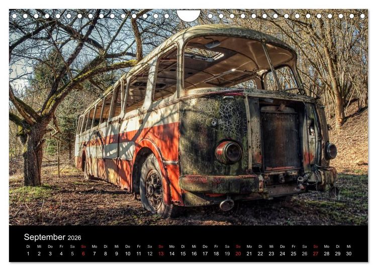 Produktbild: Rostlauben - vergessene Klassiker (Wandkalender 2026 DIN A4 quer), CALVENDO Monatskalender