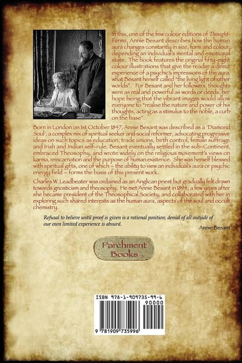 Produktbild: Thought-Forms; with entire complement of original colour illustrations (Aziloth Books)
