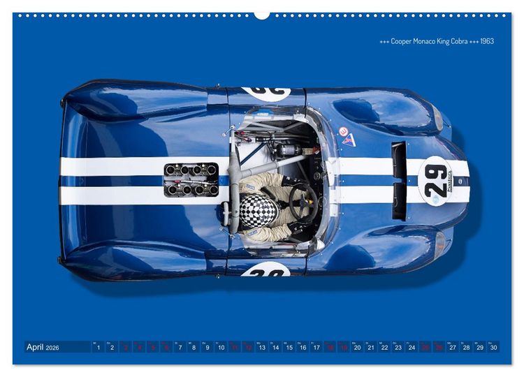 Produktbild: Legenden des Rennsports Historic Sports Cars 1960-1975 (hochwertiger Premium Wandkalender 2026 DIN A2 quer), Kunstdruck in Hochglanz