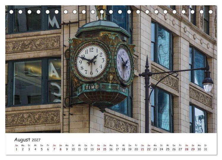 Produktbild: beeindruckendes Chicago (Tischkalender 2027 DIN A5 quer), CALVENDO Monatskalender