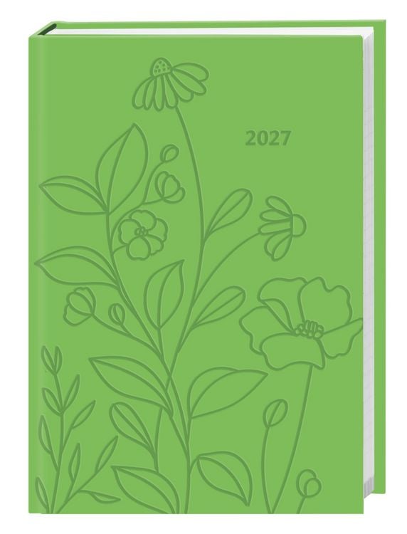 Produktbild: Kalenderbuch A6 gr&uuml;n 2027