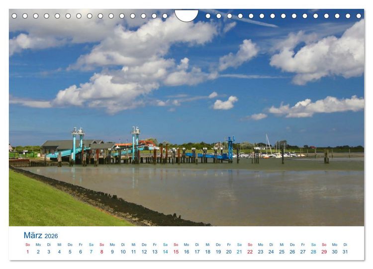 Produktbild: Langeoog 2026. Impressionen zwischen Hafen und Ostende (Wandkalender 2026 DIN A4 quer), CALVENDO Monatskalender