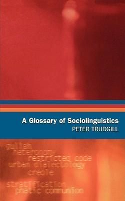 Produktbild: A Glossary of Sociolinguistics