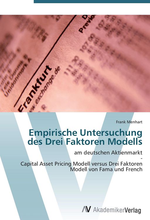 Produktbild: Empirische Untersuchung des Drei Faktoren Modells
