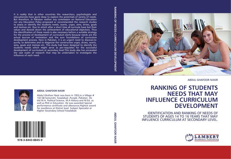 Produktbild: Ranking Of Students Needs That May Influence Curriculum Development