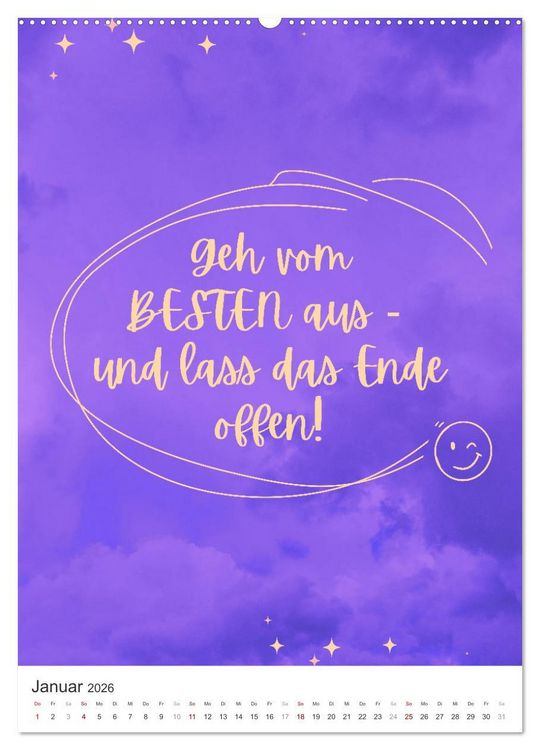 Produktbild: Freudvoll durchs Jahr! (Wandkalender 2026 DIN A2 hoch), CALVENDO Monatskalender