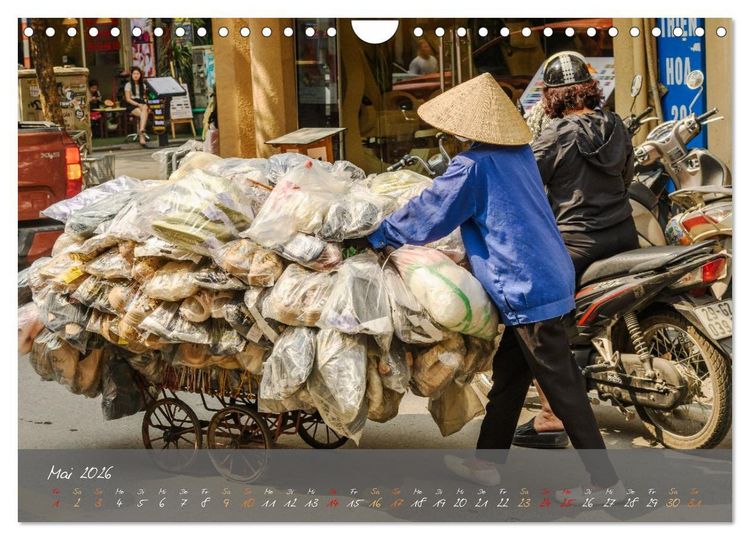 Produktbild: Vietnam von Hanoi bis Phu Quoc Menschen, Landschaften und St&auml;dte (Wandkalender 2026 DIN A4 quer), CALVENDO Monatskalender