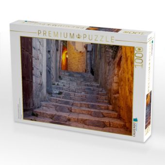 Produktbild: CALVENDO Puzzle Gasse im christlichen Viertel | 1000 Teile Lege-Gr&ouml;&szlig;e 64x48cm Foto-Puzzle f&uuml;r gl&uuml;ckliche Stunden