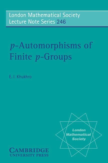 Produktbild: P-Automorphisms of Finite P-Groups