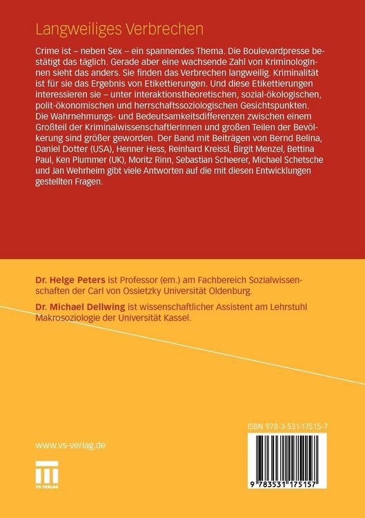 Produktbild: Langweiliges Verbrechen