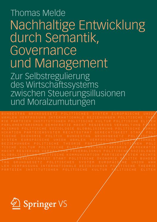 Produktbild: Nachhaltige Entwicklung durch Semantik, Governance und Management