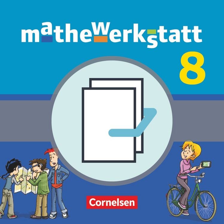 Produktbild: Mathewerkstatt 8. Schuljahr. Schülerbuch mit Materialblock. Mittlerer Schulabschluss - Allgemeine Ausgabe