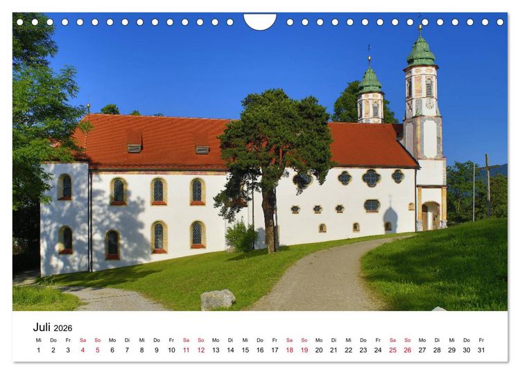 Produktbild: Bad T&ouml;lz - Perle an der Isar (Wandkalender 2026 DIN A4 quer), CALVENDO Monatskalender