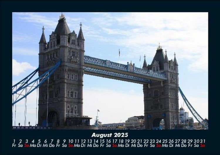 Produktbild: London 2025 Fotokalender DIN A5