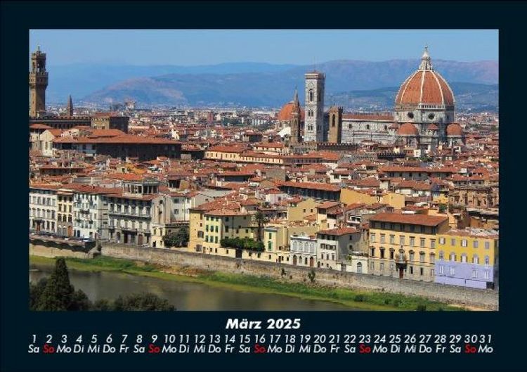 Produktbild: Florenz 2025 Fotokalender DIN A5