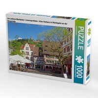 Produktbild: CALVENDO Puzzle Am unteren Marktplatz / L&ouml;wenapotheke / Altes Rathaus in Weinhgeim an der Bergstra&szlig;e 1000 Teile Lege-Gr&ouml;&szlig;e 64 x 48 cm Foto-Puzzle Bild von Ilona Andersen