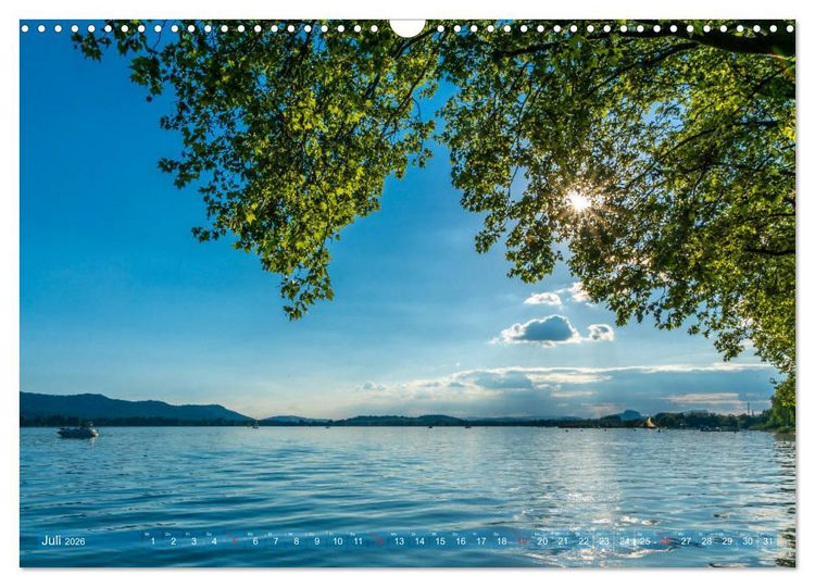 Produktbild: Farbenfroh Bodensee (Wandkalender 2026 DIN A3 quer), CALVENDO Monatskalender