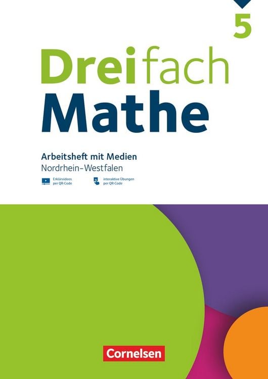 Produktbild: Dreifach Mathe - Nordrhein-Westfalen - Ausgabe 2022 - 5. Schuljahr