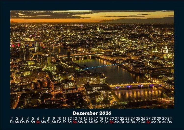 Produktbild: London 2026 Fotokalender DIN A5