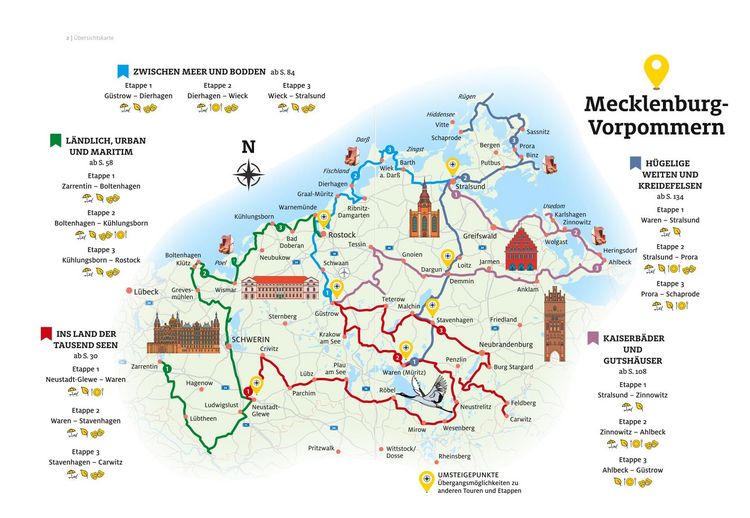 Produktbild: ADAC Roadtrips Mecklenburg-Vorpommern mit Ostseek&uuml;ste