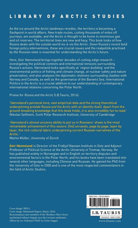 Produktbild: H&oslash;nneland, G: International Politics in the Arctic Contested