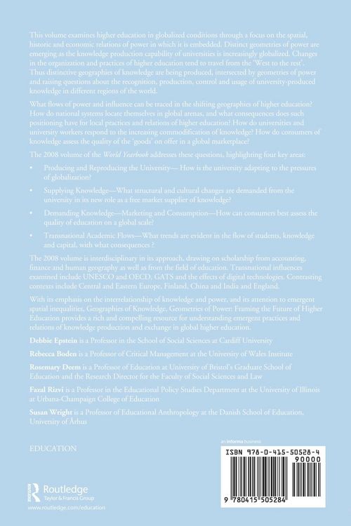 Produktbild: World Yearbook of Education 2008