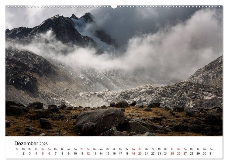 Produktbild: Bolivien - Einzigartige Landschaft (Wandkalender 2026 DIN A2 quer), CALVENDO Monatskalender
