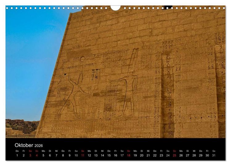 Produktbild: Luxor in Bildern - Auf den Spuren des antiken &Auml;gypten in Theben Ost und Theben West (Wandkalender 2026 DIN A3 quer), CALVENDO Monatskalender