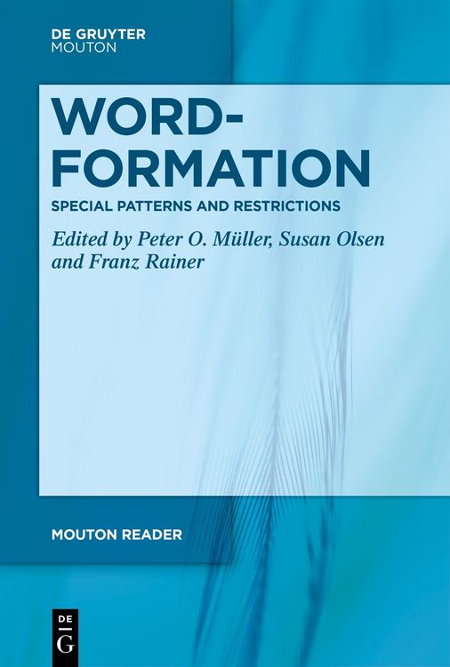 Produktbild: Word-Formation &ndash; Special Patterns and Restrictions