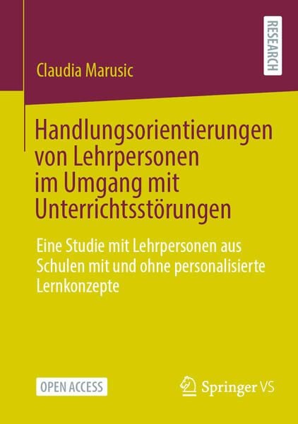 Produktbild: Handlungsorientierungen von Lehrpersonen im Umgang mit Unterrichtsst&ouml;rungen
