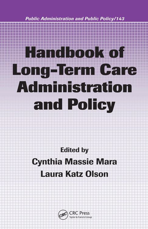Produktbild: Handbook of Long-Term Care Administration and Policy