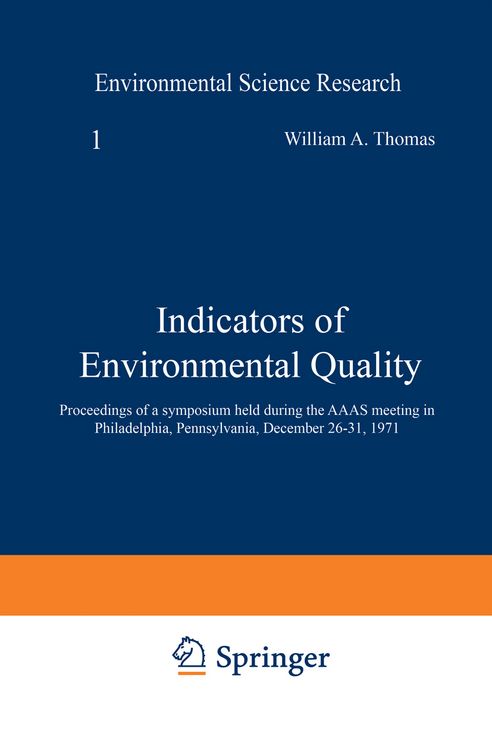 Produktbild: Indicators of Environmental Quality