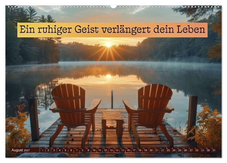 Produktbild: Longevity - Die Zukunft der Vitalit&auml;t (Wandkalender 2027 DIN A2 quer), CALVENDO Monatskalender