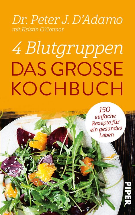 Produktbild: 4 Blutgruppen - Das gro&szlig;e Kochbuch