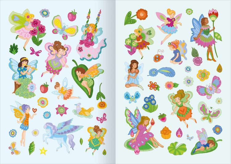 Produktbild: MINI-Stickerheft &ndash; Feen