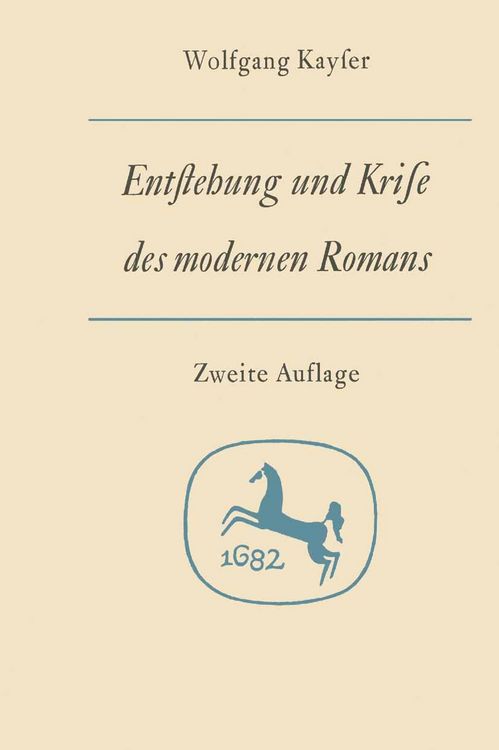 Produktbild: Entstehung und Krise des modernen Romans