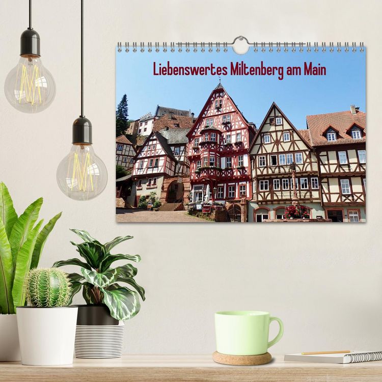 Produktbild: Liebenswertes Miltenberg am Main (Wandkalender 2026 DIN A4 quer), CALVENDO Monatskalender