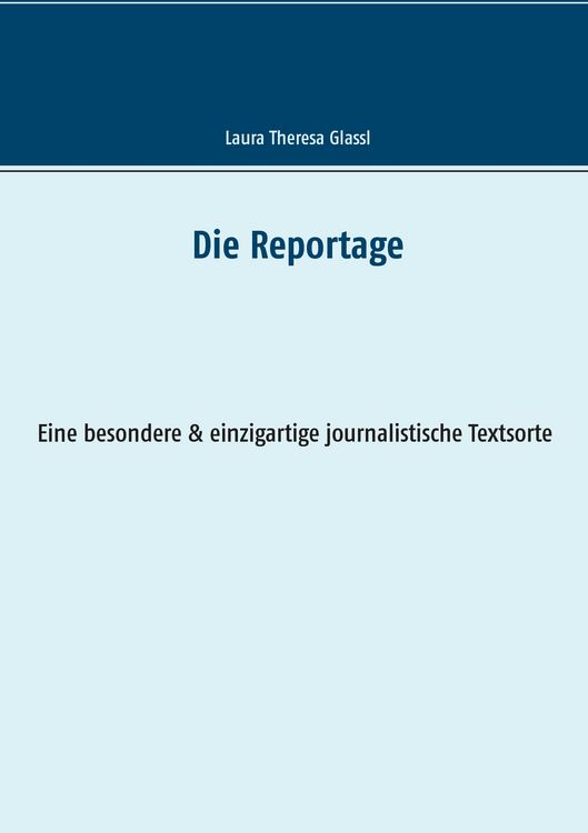 Produktbild: Die Reportage
