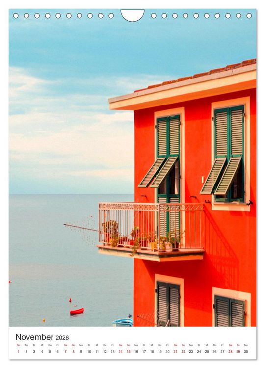 Produktbild: Farbenfrohes Italien (Wandkalender 2026 DIN A4 hoch), CALVENDO Monatskalender